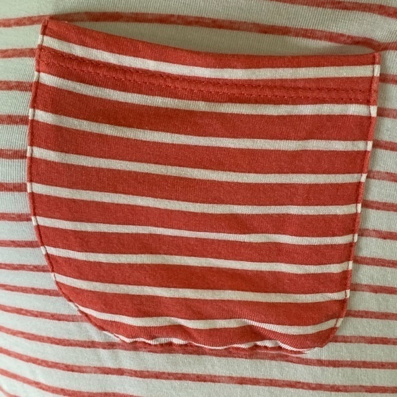 Liz Sport V-Neck Short Sleeve Striped Top Sz. XL - Picture 4 of 10